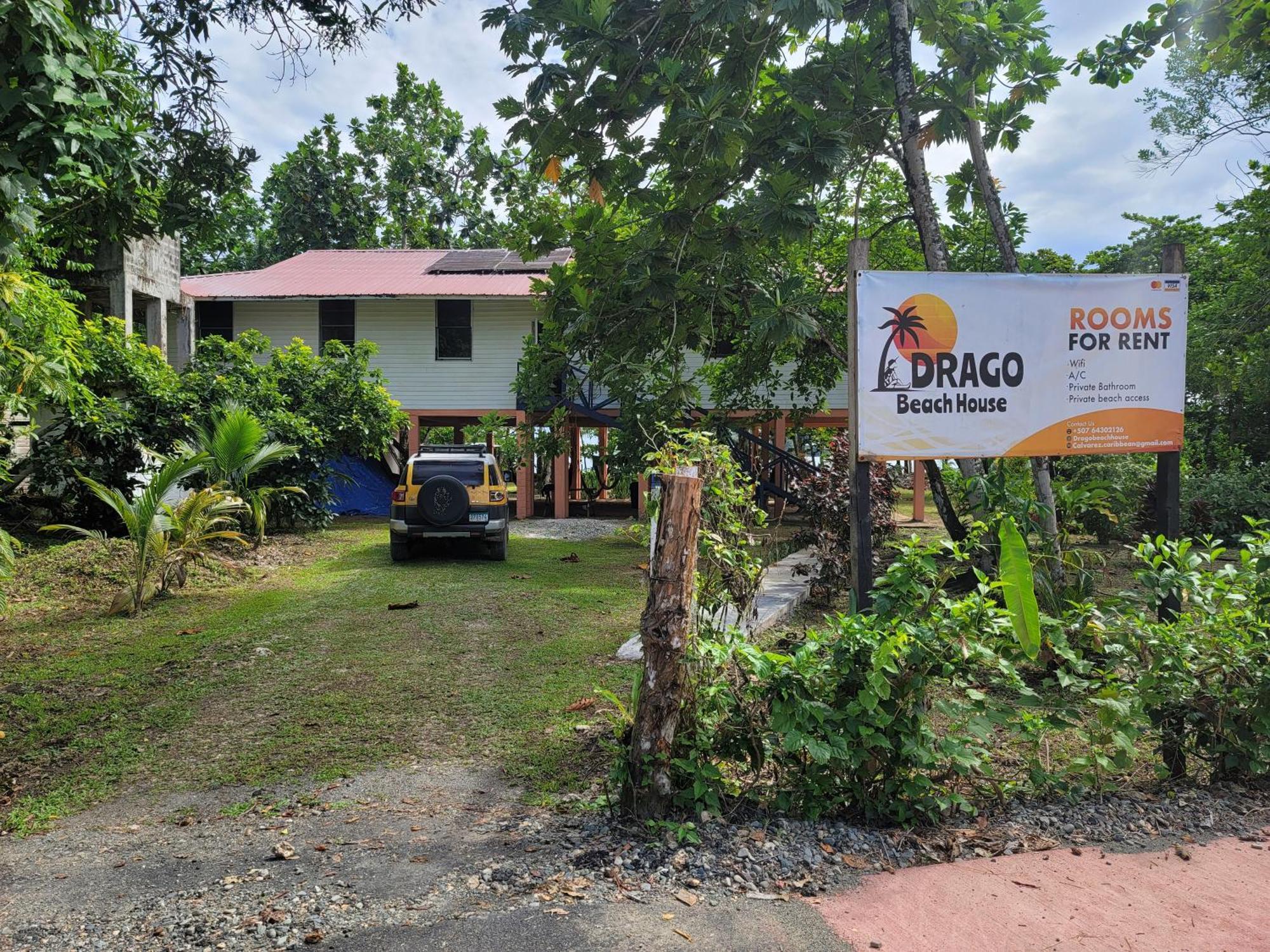 Drago Beach House - Private Beach Boca del Drago Eksteriør billede